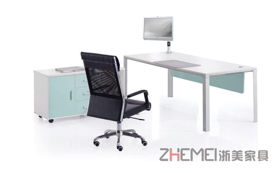 浙美办公桌、主管电脑桌、办公家具、浙美电脑台OL-D0120产品图